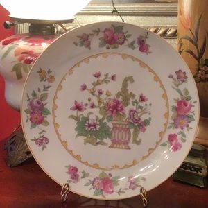 Vintage Z.S, Co Bavaria Floral Plate with Beautiful Oriental Design